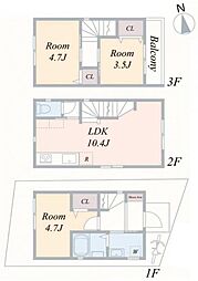 中区本牧元町　新築一戸建て　Ｈ号棟