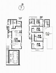 港南区笹下3丁目　新築一戸建て　B号棟