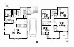 南区大岡1丁目　新築一戸建て　3号棟
