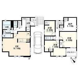 南区大岡1丁目　新築一戸建て　3号棟