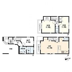幸区南加瀬2丁目　新築一戸建て　B号棟