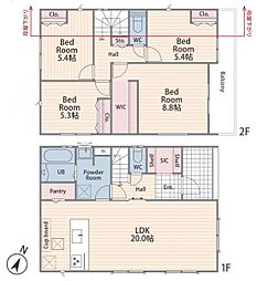 港南区港南台6丁目　新築一戸建て　1号棟