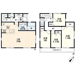 リーブルガーデンエス別所中里台　新築一戸建て　6号棟