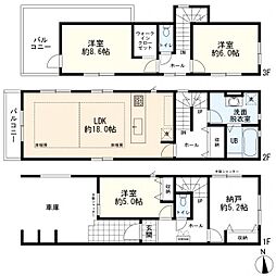 戸塚区上倉田町　1期　新築一戸建て　1号棟