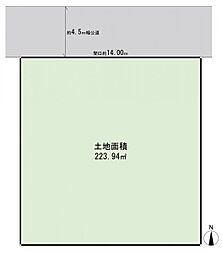 戸塚区柏尾町　建築条件無し土地