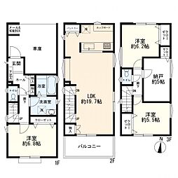 ベンズグランデ本牧大里町　新築一戸建て　5号棟