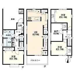ベンズグランデ本牧大里町　新築一戸建て　6号棟