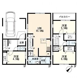 川崎区台町　新築一戸建て　C号棟