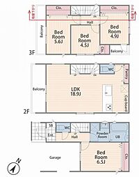 磯子区杉田5丁目　新築一戸建て　2号棟