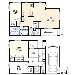 南区中村町4丁目　新築一戸建て　1号棟
