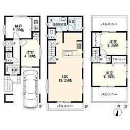 西区霞ケ丘IV　新築一戸建て　3号棟