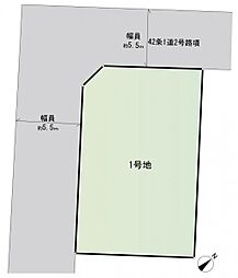 瀬谷区宮沢2丁目5期　建築条件無し土地　5期1区画