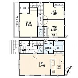 横浜市栄区亀井町2期　新築一戸建て　2期1号棟