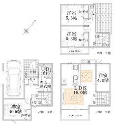アイマーレ上大岡II　新築一戸建て　Ｃ号棟