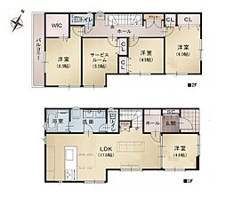 横浜市港南区芹が谷4丁目1期　新築戸建　全2棟　1号棟