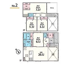 相模原市中央区松が丘1丁目　新築戸建　全2棟　2号棟