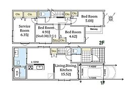 川崎市宮前区土橋5丁目　新築戸建　全4棟　1号棟