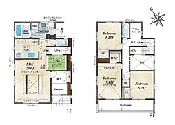 秦野市弥生町　新築戸建　全2棟　2号棟