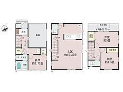 川崎市幸区古川町 新築戸建 全3棟 A号棟