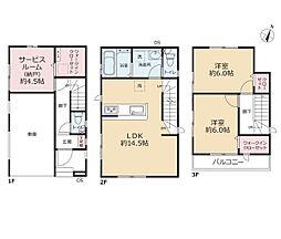 グラファーレ川崎市高津区梶ヶ谷2丁目3期 全2棟 1号棟