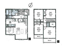 相模原市南区相南1丁目12期　新築戸建　全2棟　2号棟