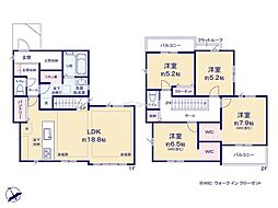 横浜市栄区長沼町2期　新築戸建　全1棟　1号棟