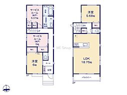 茅ヶ崎市香川4丁目 新築戸建 全3棟 2号棟