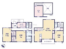 八王子市東浅川町　新築戸建　全1棟　1号棟