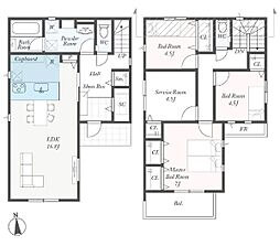 伊勢原市高森2丁目第3 新築戸建 全3棟 2号棟