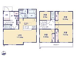 横浜市港北区下田北3丁目　新築戸建　全3棟　2号棟