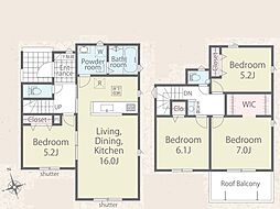 八王子市川口町24−3期　新築戸建　全3棟　2号棟