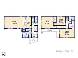 八王子市泉町第9　新築戸建　全1棟　1号棟