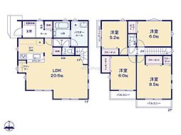 相模原市緑区二本松1丁目3期 新築戸建 全1棟 1号棟