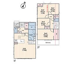 相模原市南区東林間6丁目　新築戸建　全1棟　1号棟