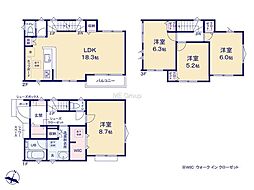 平塚市龍城ケ丘　新築戸建　全3棟　2号棟