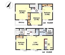 八王子市楢原町第1期　新築戸建　全1棟