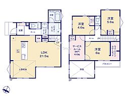 町田市鶴川4丁目　新築戸建　全3棟　3号棟