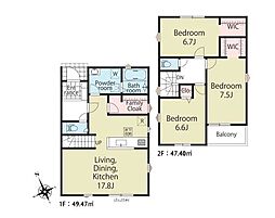 八王子市川口町第6期　新築戸建　全4棟　4号棟