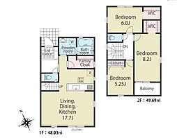 八王子市川口町第6期　新築戸建　全4棟　2号棟