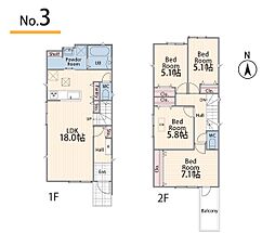 横浜市泉区中田南2丁目　新築戸建　全3棟　3号棟