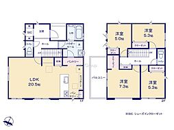 横浜市港南区笹下7丁目3期　新築戸建　全1棟