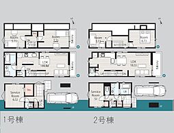 横浜市神奈川区六角橋　新築戸建　全2棟　2号棟