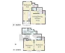 綾瀬市寺尾本町3丁目第1期　新築戸建　全8棟　2号棟