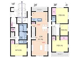 川崎市川崎区桜本2丁目 新築戸建 全4棟 4号棟