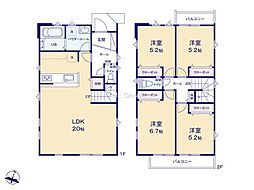 藤沢市天神町3丁目2期　新築戸建　全2棟　2号棟