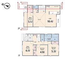 逗子市桜山8丁目2期　新築戸建　全2棟　No.2