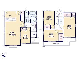 日野市落川5　新築戸建　全2棟　B号棟