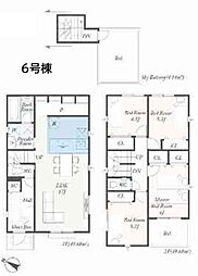 綾瀬市第1寺尾釜田　新築戸建　全7棟　6号棟