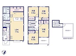 綾瀬市第1寺尾釜田　新築戸建　全7棟　6号棟