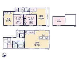 川崎市中原区井田3丁目 新築戸建 全4棟 1号棟